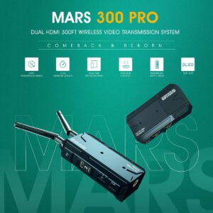 Hollyland Mars 300 PRO HDMI Wireless Video Transmitter/Receiver Set (Enhanced)